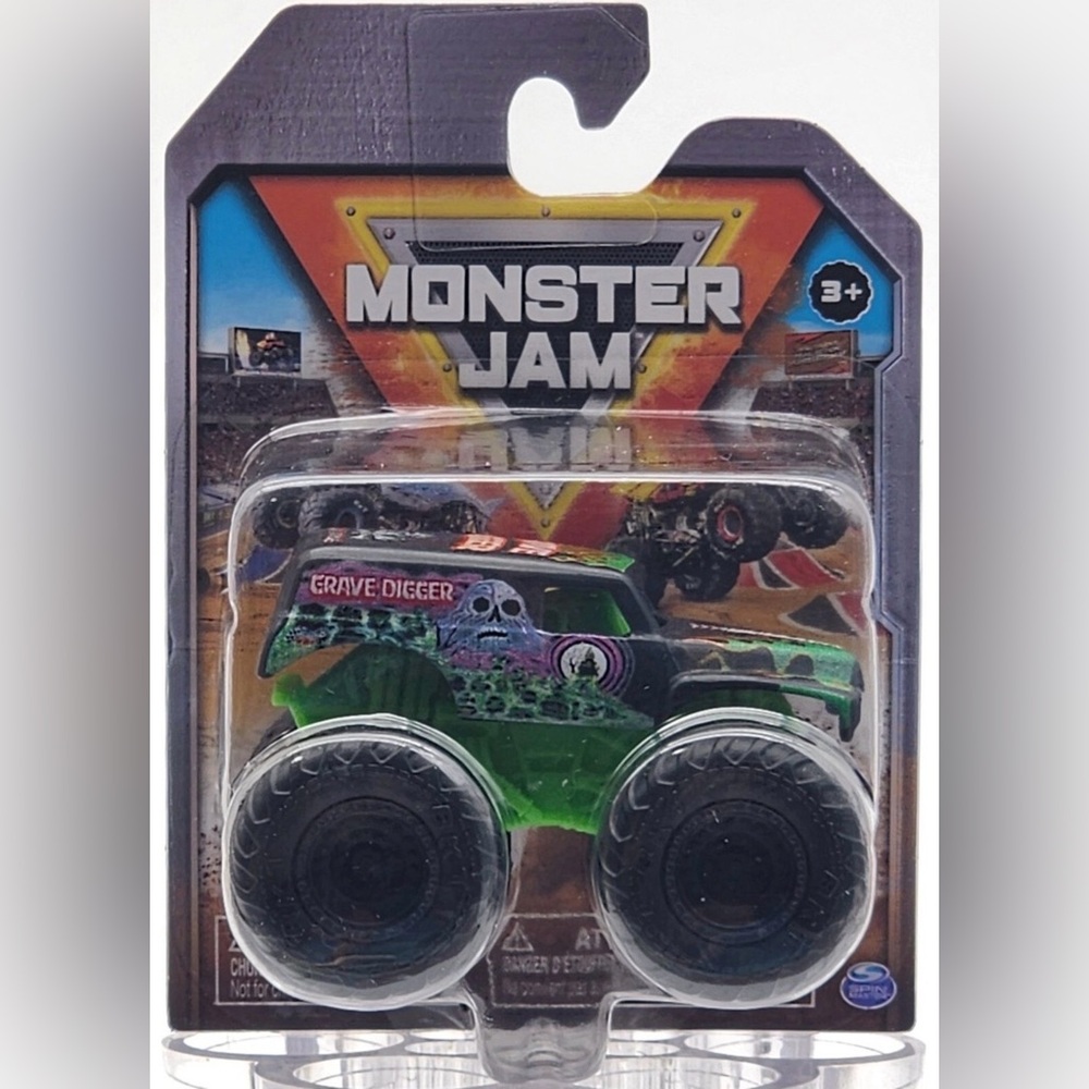 Monster Jam Grave Digger Toy Truck - Green and Black